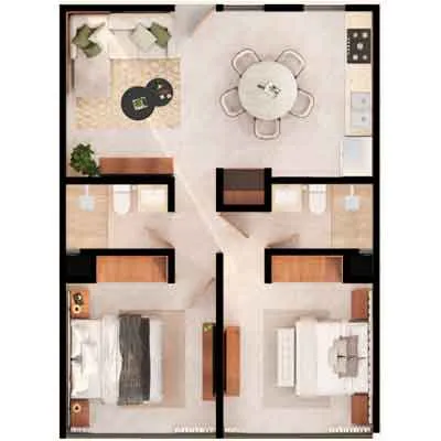 Distrito-Conkal-Departamento-Lenea-Roof-De-61-Metros-Cuadrados